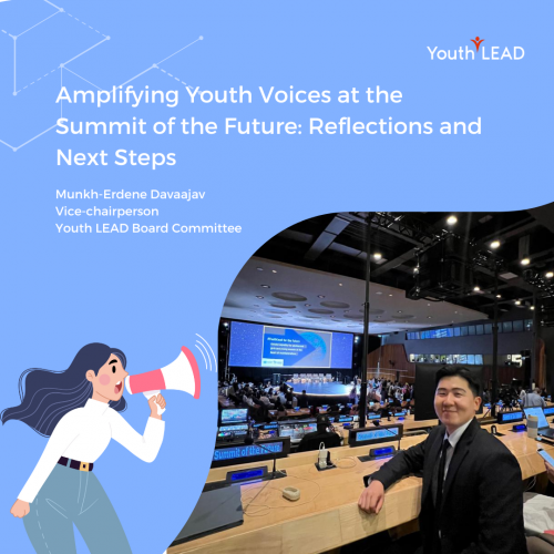 Amplifying Youth Voices at the Summit of the Future: Reflections and Next Steps